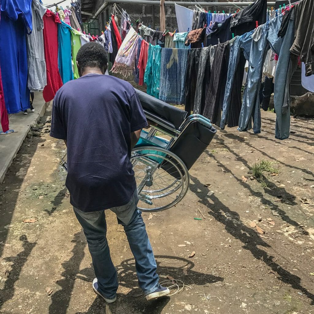 Wheelchair donation this month Hardcore Help Foundation